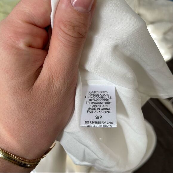 NWT CAMI NYC The Sofia Dress in White - Picture 10 of 11